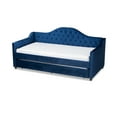 thumbnail image 2 of Wholesale Interiors Polyester Tufted Twin Daybeds with Trundle Royal Blue, 2 of 10