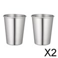 thumbnail image 1 of Taza de Acero inoxidable Soledad 2x2 piezas vaso para beber café cerveza viaje 50ml, 1 of 10