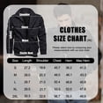 thumbnail image 6 of YUCOLEN Men's Winter Thick Fleece Lined Warm Jacket Casual Trucker Work Coat with Multi Pockets Zip Black 2XL, 6 of 6