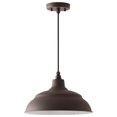 thumbnail image 4 of Capital Lighting 936311 Rlm 14" Wide Outdoor Pendant - Bronze, 4 of 7