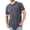 3 Grey, variant on Mens Shirts Summer Men's Round Neck Short Sleeve Casual Comfortable Skin Friendly T Shirt,Shirts for Men,Men's T-shirts(Color:Blue,Size:2XL)