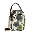 thumbnail image 7 of FORMRS Crossbody Bag for Women Quilted Travel Shoulder Cell Phone Purse with Chain Strap Handbag, Navy Flower, 7 of 7