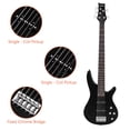 thumbnail image 6 of GIB Electric 5 String Bass Guitar Full Size Bag Strap Pick Connector Wrench Tool Black, 6 of 10