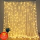 thumbnail image 2 of Guirnalda de luces LED con forma de carámbano para cortina, guirnalda de luces navideñas de hadas para Navidad, Año Nuevo, boda, hogar, habitación, patio, decoración de fiesta, 2 of 5