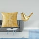 thumbnail image 2 of Elegante funda de almohada con diseño de pájaros dorados, moderna estatua de animal, adorno decorativo para el hogar, sala de estar, oficina, dormitor, 2 of 8