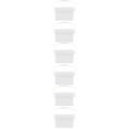 thumbnail image 6 of MLINS 6 pcs  Empty Paint Can with Lid Multipurpose Storage Bucket Portable Painting Storage Bucket Holder, 6 of 8