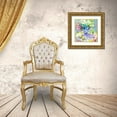 thumbnail image 3 of Grim, Tara Funk 26x26 Gold Ornate Wood Framed with Double Matting Museum Art Print Titled - Tutti Frutti III, 3 of 4