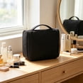 thumbnail image 5 of Leodye 1PCS Hanging Travel Wash Bag, Multifunctional Suspended Makeup Storage Pouch for Business Trips Vacation Cosmetic Sorting -7.48x6.69x2.17in, 5 of 6