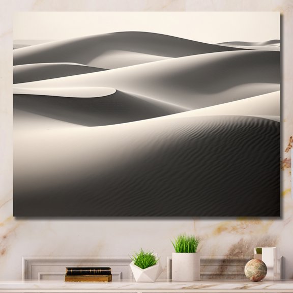 Designart "Dunes Saharan in Africa I" African American Wall Art Living Room