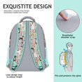 thumbnail image 5 of Cute Pitbull Terriers Dog and Flower Backpack for School,Cute School Bag,Schoolbag with Adjustable Shoulder Straps & Padded Back,15.3"x11"x6.7", 5 of 6
