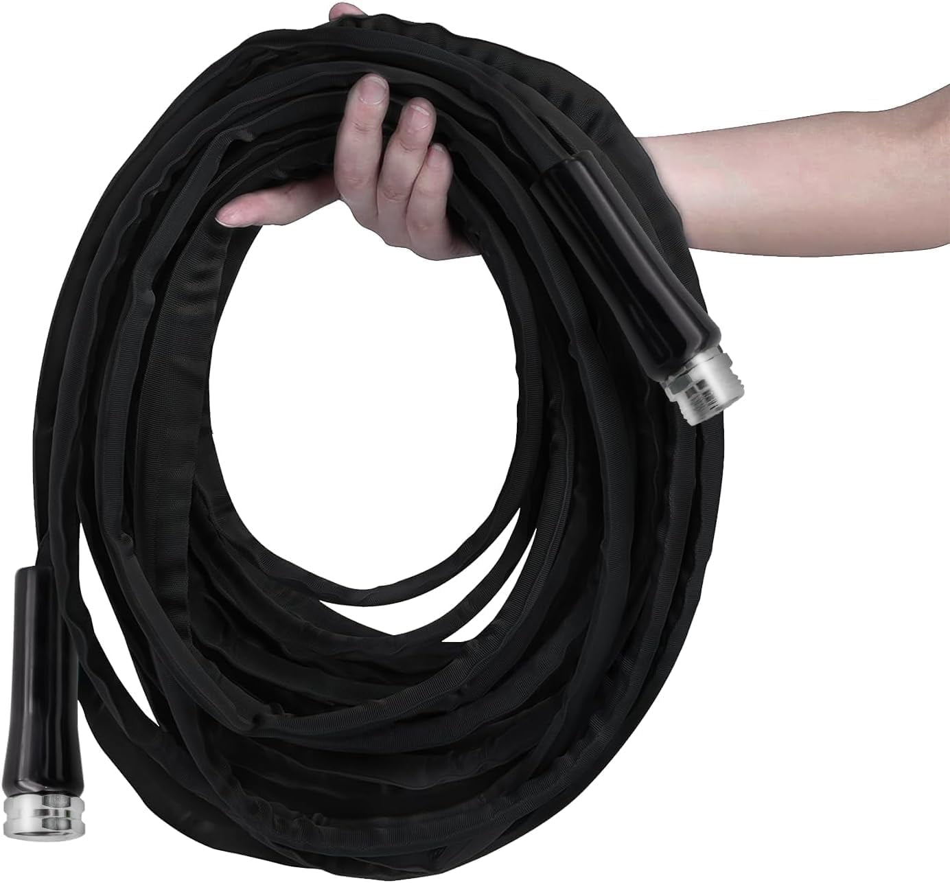 HGLCM Garden Hose 25FT, Lightweight, Ultra Flexible, Durable, Kink-Free Garden Hose, RV, Marine and Camper Hose,550 PSI