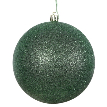 Vickerman 12 Emerald Glitter Ball Ornament