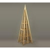 69" Natural Cedar Outdoor Obelisk Wooden Pyramid Trellis