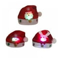 thumbnail image 6 of LED Santa Hats Christmas Holiday Hats for Adults and Kids Winter Plush Xmas Santa Hats Cap for Christmas New Year Festive Party Supplies, 6 of 7