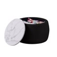 thumbnail image 2 of Round Ottoman with Storage, Circular Coffee Table Removable Top Table For Living Room Bedroom Dining Room, 2 of 7