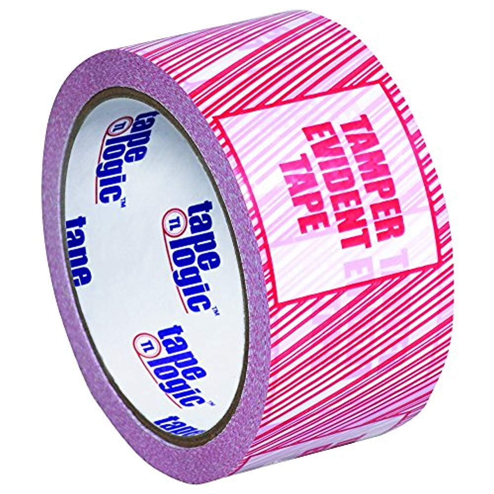 Tape Logic Security Tape "Tamper Evident" 3" X 110 Yard Roll (6 Pack)