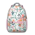 thumbnail image 1 of Vintage Botanical Print Backpack - Waterproof Lightweight Student Backpack, 1 of 6