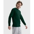 thumbnail image 2 of Hanes Beefy Men's Long Sleeve T-Shirt, Cotton Deep Forest 2XL, 2 of 4