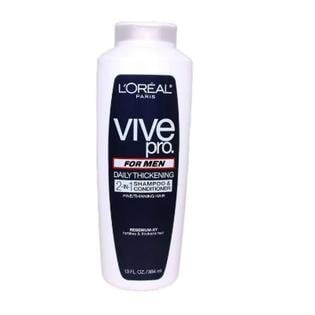 L'Oreal Paris Vive Pro For Men Daily Thickening Shampoo, 13.0 Fluid