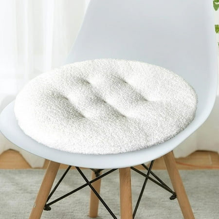 

HongHeng Seat Cushion Soft Fart Pad Prolonged Sitting Increased Thickness Extra Thick Furry Short Hair Velvet Cushion Chair Circular Floor Pad