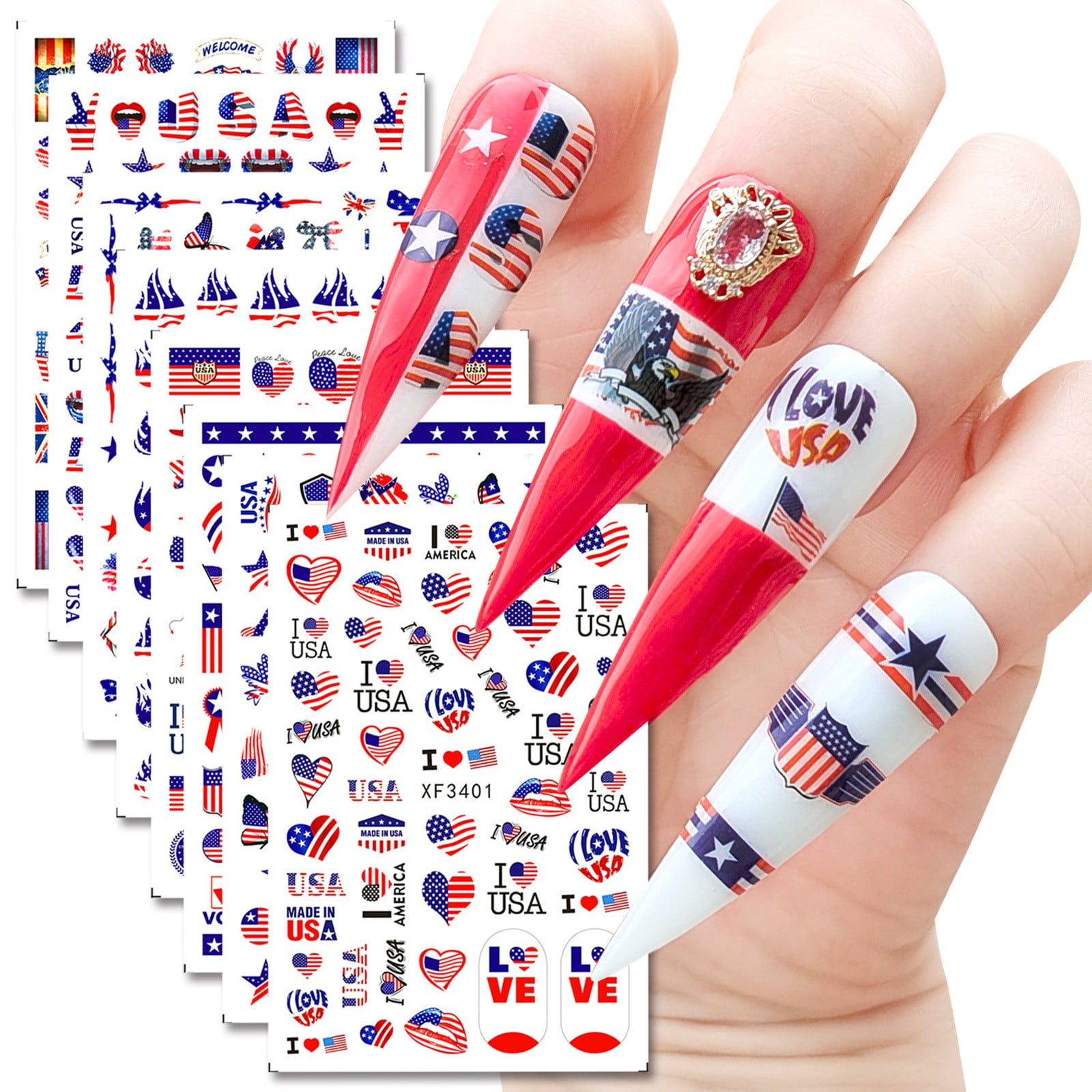4 Nail Art Ideas to Celebrate Fourth of July – NOUMAY LIMITED