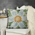 thumbnail image 2 of YINGXI  Spring Pillow Covers ,Buffalo Pliad Floral Decorations Seasonal Farmhouse Summer Pillow Case Decor for Sofa Couch 24x24in, 2 of 5