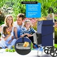 thumbnail image 4 of Foldable Shopping Trolley, Portable Grocery Cart with 29L Removable Bag, 4 of 6