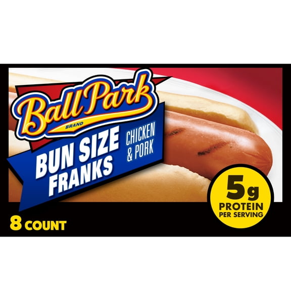 Ball Park Classic Bun Size Hot Dogs, 15 oz, 8 Count