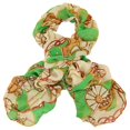 thumbnail image 1 of Cathrine Lillywhite GC1297GR Green Chain Print Scarf - 17 x 76 in., 1 of 1