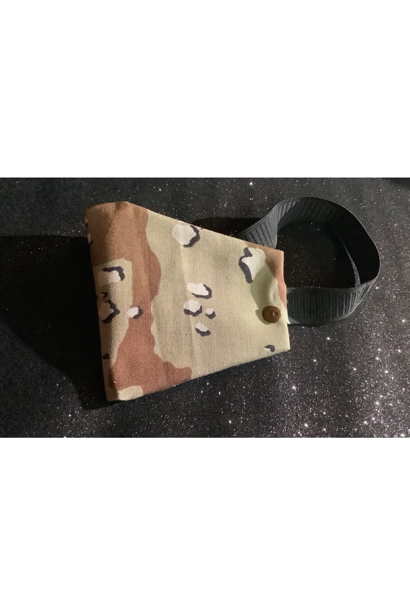 Brown Camo Head Band Face Mask