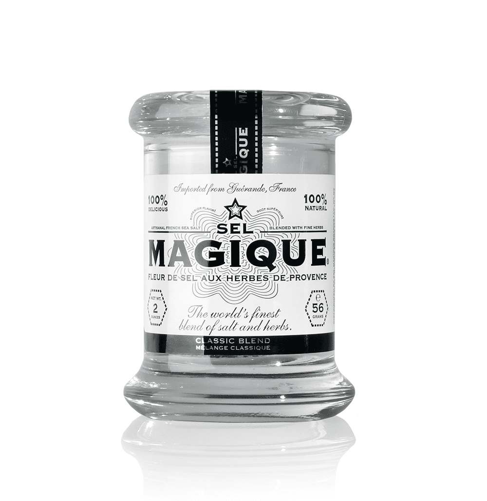 Sel Magique Herb Sea Salt Classic Blend Fleur de Sel From France, 2oz