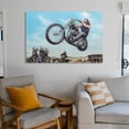 thumbnail image 6 of David Mann Motorcycle Art Gnghost Rider Prints Poster (39) Canvas Art Poster and Wall Art Picture Print Modern Family bedroom Decor Posters 24x36inch(60x90cm), 6 of 6