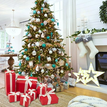 

Christmas Decorations Gift Boxes Gift Boxes Under The Christmas Tree Scene Decoration Props New Year Window Decorations Dtacked Head Christmas Decorations