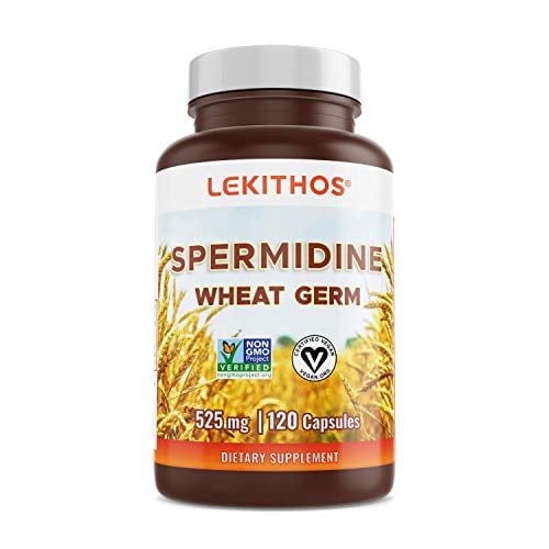 Lekithos® Spermidine Wheat Germ Capsules 120 Capsules Organic Wheat