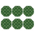 thumbnail image 2 of Balery 6 Pcs Christmas (2)Leather Coasters Set, Drink Table Cup Coasters For Living Room Kitchen Coffee Decor, 2 of 9