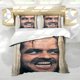 thumbnail image 5 of El Resplandor Conjunto de sábanas temático, trío de piezas, cómodo y amigable con la piel, diseño único, regalo de decoración para el hogar para familiares, amigos y fans, 90 cm * 190 cm, 5 of 6
