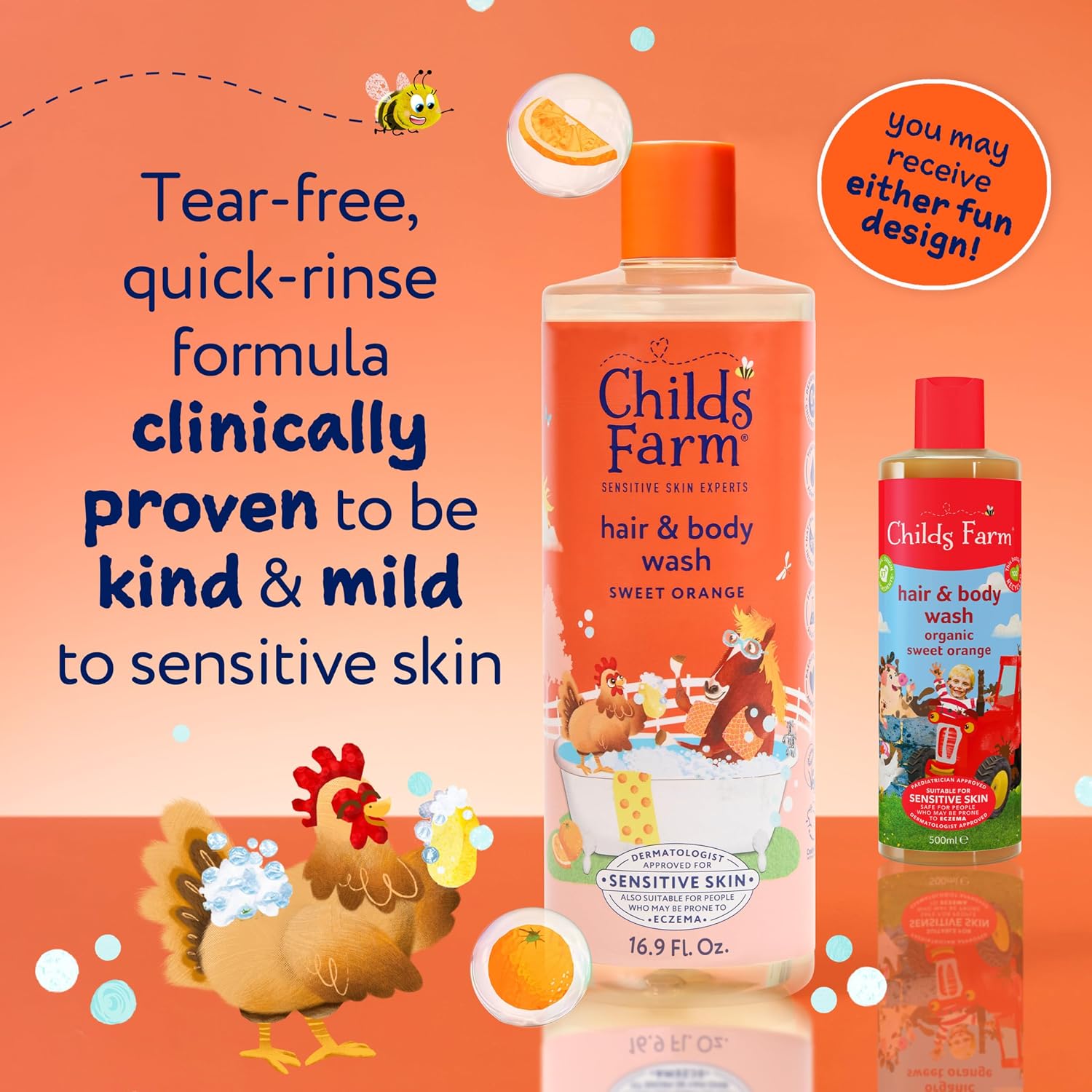 Childs Farm Sweet Orange Hair & Body Wash photo 3