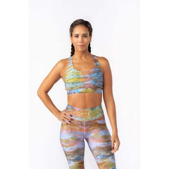 Nature Beyond Threads Women's Sunshine Racerback Activewear Sports Bra