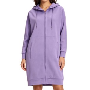 QQZ Long Zip Up Hoodie Jacket For Women Zip Up Hoodie Women Long Sweatshirts 2026 Fall Hoodie Jacket Coat