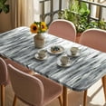 thumbnail image 3 of Sage Green Grey Vintage Table Cloths for 5 Foot Rectangle Tables, Retro Abstract Art Patio Waterproof Elastic Fitted Tablecloths, Washable Rectangular Table Cover for Camping, 3 of 8