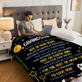 thumbnail image 4 of Grandson Gifts From Grandma Blanket, Grandson Blanket From Grandma/Grandpa Soft&Cozy, Gifts for Grandsons Birthday Ideas, Grandson Gifts for Christmas, Grandson Throw Blankets Soft&Cozy (50"x60"), 4 of 6