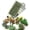 White, variant on Artificial Grass Powder Shrub Miniature Garden Accessories Blue, Packaging Sandbox Shrubbery Sandbox Scene Wilderness, for DIY Model Scenery Railroad and Miniature Garden Decor