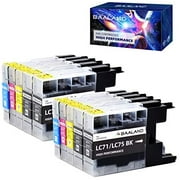 BAALAND 10 Pack LC75 LC71 Ink Cartridges Compatible Brother LC-75 LC-71 Ink for Brother Printer MFC J280W J825DW J430W