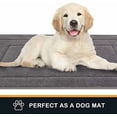 thumbnail image 4 of Dirt Trapping Door Mat 24" x 59", Non-Slip/Skid Machine Washable Entryway Rug, Dog Doormat, Super Absorbent Welcome Mat for Muddy Wet Shoes and Paws, Grey, 4 of 7