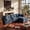 Blue, variant on KavlSean 102" Chenille Modular Sectional Sofa, Comfy 3-Seater Cloud Couch with Ottoman, Modern L-Shaped Deep Seat Sofa with Upholstered & Pillow, Easy Assembly for Living Room, Bedroom, Apartment