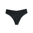 thumbnail image 3 of Joyspun Women's No Show Freecut Thong Panties, 5-Pack, Sizes XS to 3X, Style JS691PK, 3 of 4