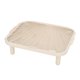 thumbnail image 1 of Alfombrilla para arena de gatos Alfombrilla para atrapar arena de gatos Almohadilla para arena de gatos de doble capa Cajas de arena portátiles para pies cortos, 1 of 8