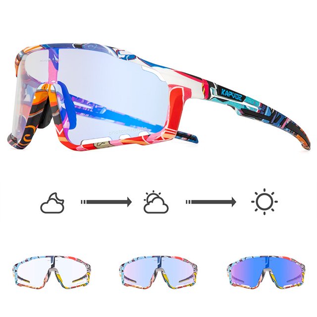 Gafas de sol polarizadas para deportes al aire libre, lentes de ciclismo para hombre y mujer, con protección UV400, TR-90 qiuyongming unisex