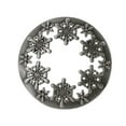 thumbnail image 4 of Velas perfumadas mayimx Adorno de vela cubierta de nieve plata, 4 of 9