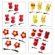 thumbnail image 2 of Birthday Party Hair Clip for Kids Cartoon Duck/Chicken Hairclip 5Pieces Music Festival Hair Pin Girl Holiday Barrettes, 2 of 4
